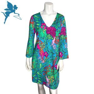 LILLY PULITZER Shake Your Tailfeather Cockatoo Print Dress